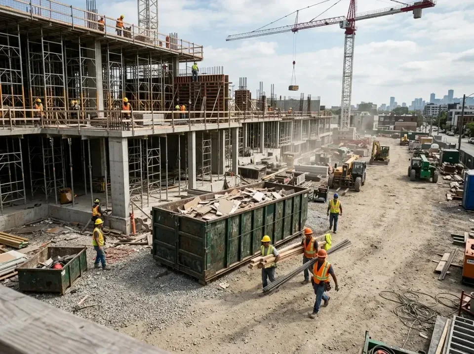 commercial-construction-site-w-002 — frequently asked questions, Low Cost Construction Dumpster Rental in Hopatcong, NJ